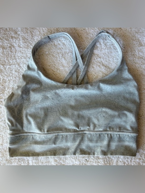 lululemon athletica Other - Lululemon Women’s Energy Longline Bra-Size: 8-Color: Gray Geometric Design